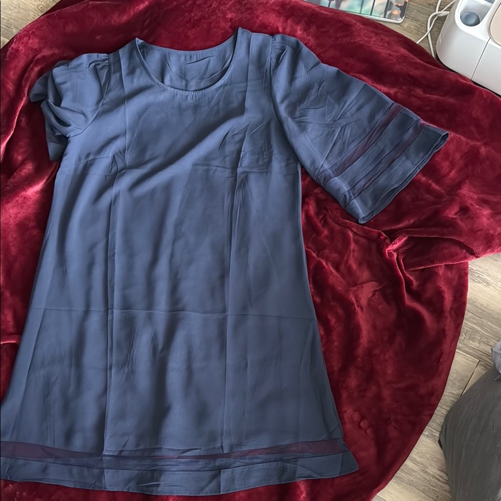 Chic Blue Women's Blouse